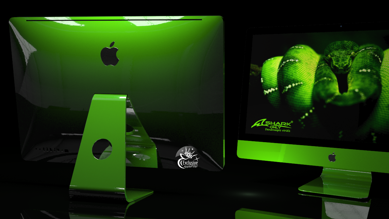 Эксклюзивный iMac Ferrari Green
